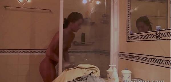  Shower Spycam Catches Me Shaving - Lexi Dona